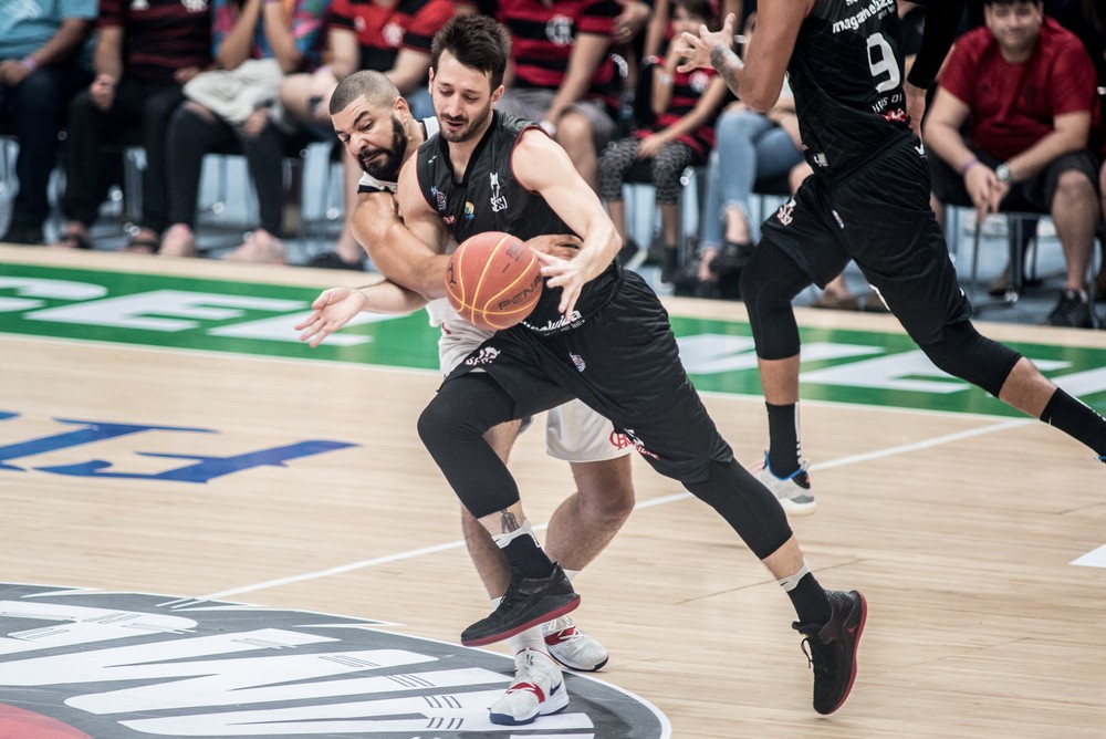 NOVO BASQUETE BRASIL. 11. TEMPORADA 2018.2019. FINAL. PRIMEIRO JOGO. FLAMENGO-RJ. FRANCA-SP.