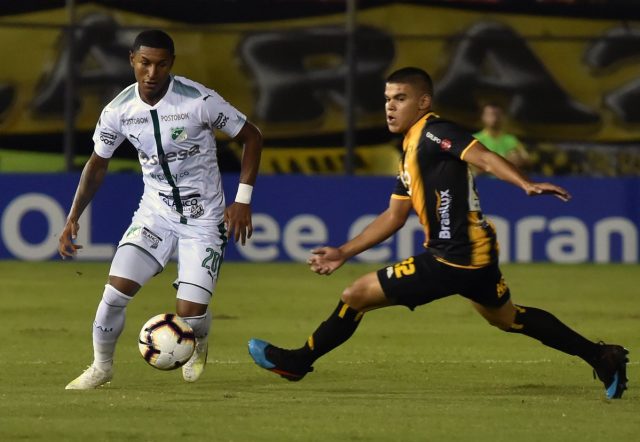 COPA SUL-AMERICANA DE 2019. PRIMEIRA FASE. DEPORTIVO CALI. COLÔMBIA. CLASSIFICADO. GUARANÍ. PARAGUAI. ELIMINADO.