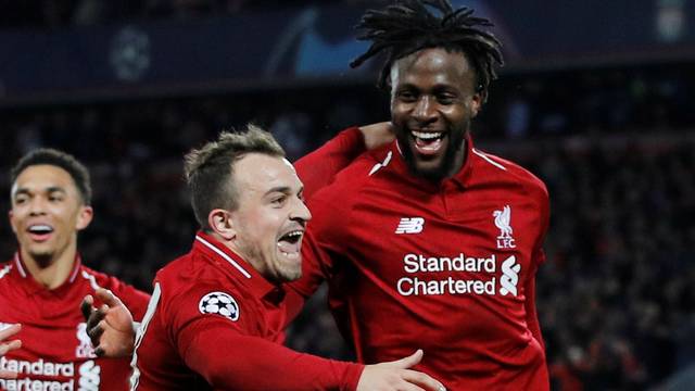 LIGA DOS CAMPEÕES DA EUROPA. TEMPORADA 2018.2019. SEMIFINAL. JOGO DE VOLTA. LIVERPOOL. INGLATERRA. CLASSIFICADO. BARCELONA. ESPANHA. ELIMINADO. FINAL. LIVERPOOL. INGLATERRA. AJAX. HOLANDA. OU. TOTTENHAM. INGLATERRA.