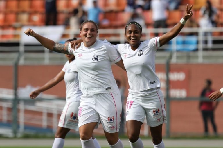 CAMPEONATO BRASILEIRO DE FUTEBOL FEMININO DA SÉRIE A1. OITAVA RODADA. SANTOS-SP. FLAMENGO-RJ.