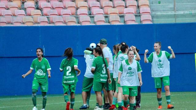 CAMPEONATO BRASILEIRO DE FUTEBOL FEMININO SÉRIE A2. OITAVAS DE FINAL. CHAPECOENSE-SC. CLASSIFICADO. 3B SPORT-AM. ELIMINADO.