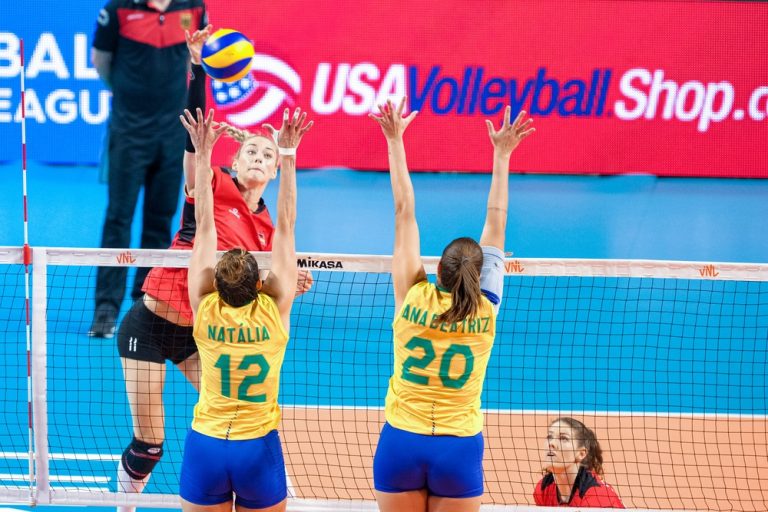 LIGA DAS NAÇÕES DE VÔLEI. BRASIL. ALEMANHA.
