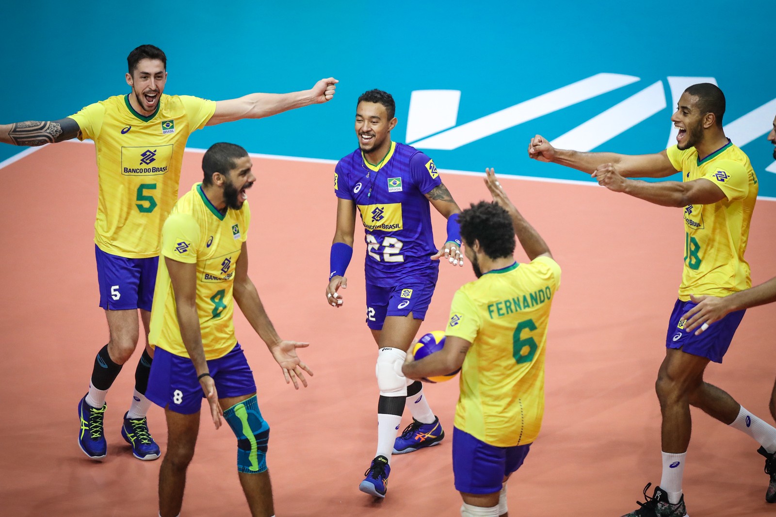 LIGA DAS NAÇÕES DE VÔLEI. BRASIL. ARGENTINA.