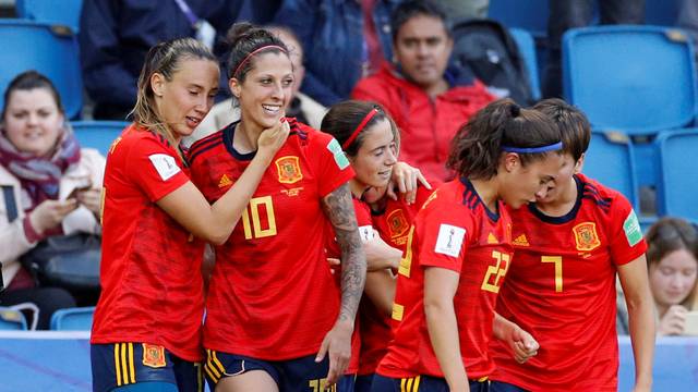 COPA DO MUNDO DE FUTEBOL FEMININO DE 2019. PRIMEIRA FASE. PRIMEIRA RODADA. GRUPO B. ESPANHA. ÁFRICA DO SUL.