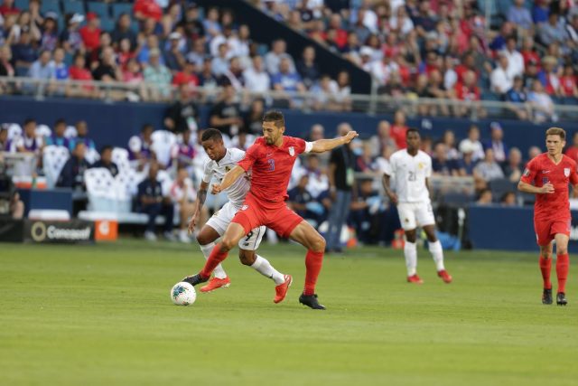 COPA OURO DA CONCACAF DE 2019. CONFEDERAÇÃO DE FUTEBOL DA AMÉRICA DO NORTE. CENTRAL E DO CARIBE. PRIMEIRA FASE. TERCEIRA RODADA. GRUPO D. ESTADOS UNIDOS. PRIEMIRO COLOCADO. PANAMÁ. SEGUNDO COLOCADO. GUIANA. TERCEIRO COLOCADO. TRINIDAD E TOBAGO. QUARTO COLOCADO.