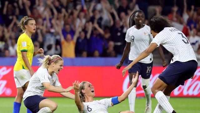 COPA DO MUNDO DE FUTEBOL FEMININO DE 2019. OITAVAS DE FINAL. FRANÇA. CLASSIFICADO. BRASIL. ELIMINADO. QUARTAS DE FINAL. FRANÇA. ESTADOS UNIDOS OU ESPANHA.