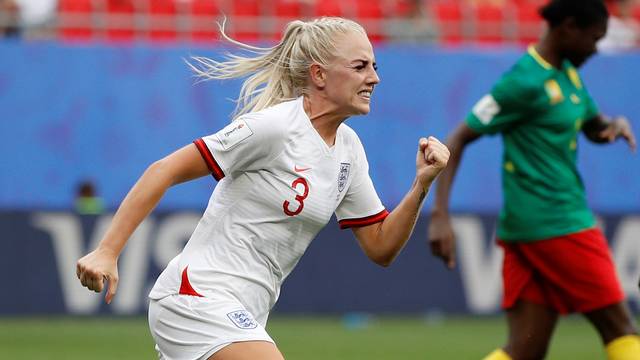 COPA DO MUNDO DE FUTEBOL FEMININO DE 2019. OITAVAS DE FINAL. CAMARÕES. ELIMINADO. INGLATERRA. CLASSIFICADO. QUARTAS DE FINAL. INGLATERRA. NORUEGA.