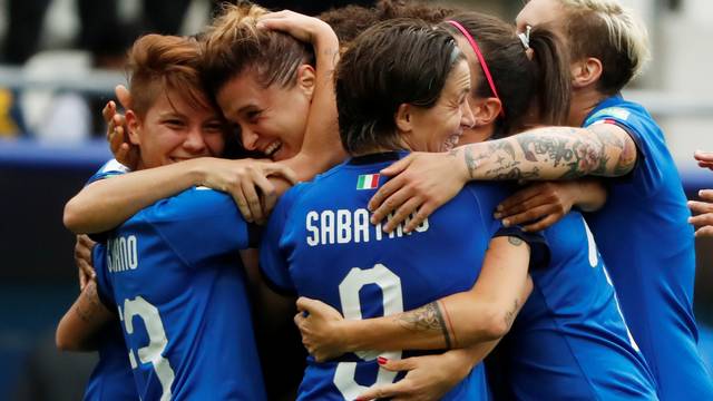 COPA DO MUNDO DE FUTEBOL FEMININO DE 2019. PRIMEIRA FASE. SEGUNDA RODADA. GRUPO C. ITÁLIA. JAMAICA. BRASIL. AUSTRÁLIA.