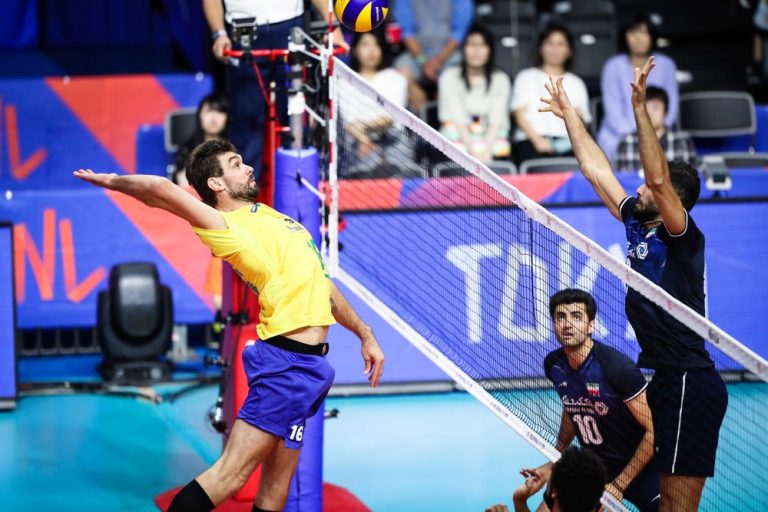 LIGA DAS NAÇÕES DE VÔLEI MASCULINA. BRASIL. IRÃ.