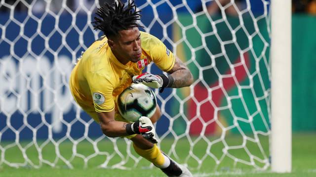COPA AMÉRICA DE 2019. QUARTAS DE FINAL. JOGO ÚNICO. PERU. CLASSIFICADO. URUGUAI. ELIMINADO. SEMIFINAIS. ARGENTINA. BRASIL. PERU. CHILE.