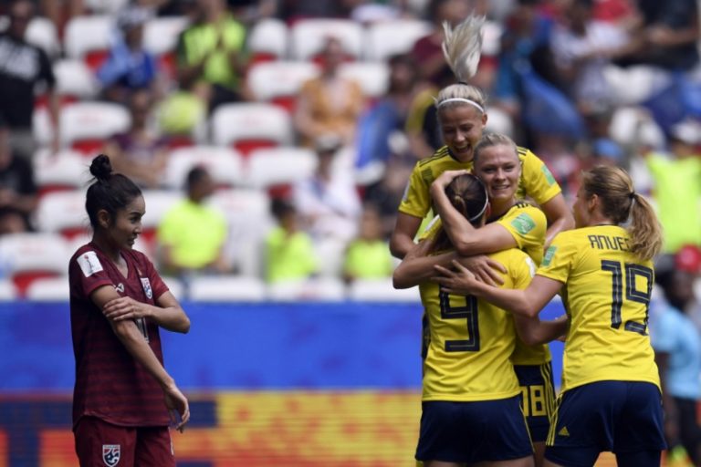 COPA DO MUNDO DE FUTEBOL FEMININO DE 2019. GRUPO F. ESTADOS UNIDOS. CHILE. SUÉCIA. TAILÂNDIA.