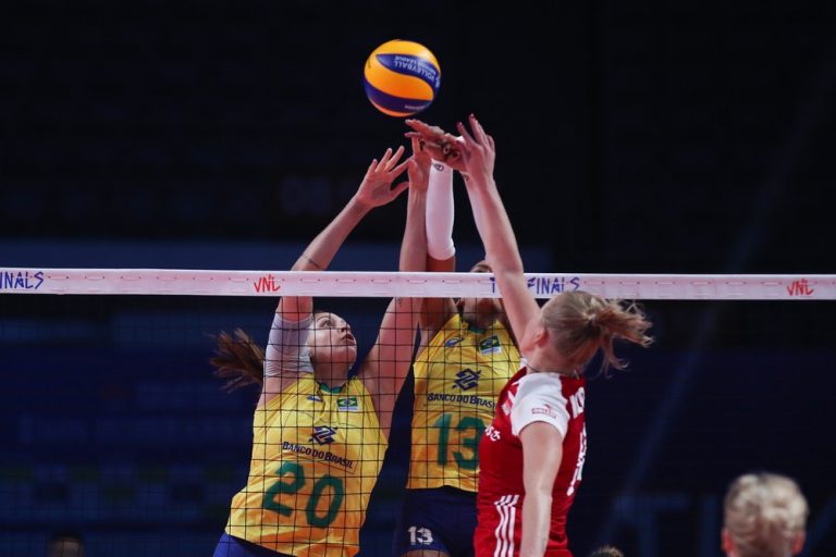 LIGA DAS NAÇÕES DE VÔLEI FEMININO. BRASIL. POLÔNIA.