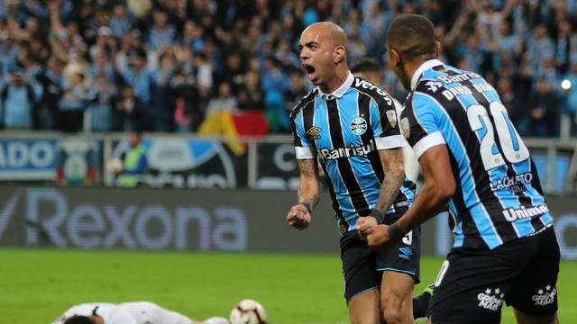 TAÇA LIBERTADORES DA AMÉRICA DE 2019. OITAVAS DE FINAL. JOGO DE IDA. GRÊMIO-RS. BRASIL. LIBERTAD. PARAGUAI.