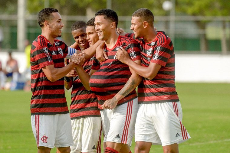 CAMPEONATO BRASILEIRO DE FUTEBOL SUB-20. DE 2019. PRIMEIRA FASE. SEGUNDA RODADA. FLAMENGO-RJ. BAHIA-BA. SANTOS-SP. AMÉRICA-MG.