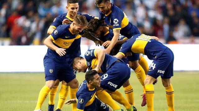 TAÇA LIBERTADORES DA AMÉRICA DE 2019. QUARTAS DE FINAL. JOGOS DE IDA. FLAMENGO-RJ. BRASIL. INTERNACIONAL-RS. BRASIL. BOCA JUNIORS. ARGENTINA. LIGA DEPORTIVA UNIVERSITÁRIA.