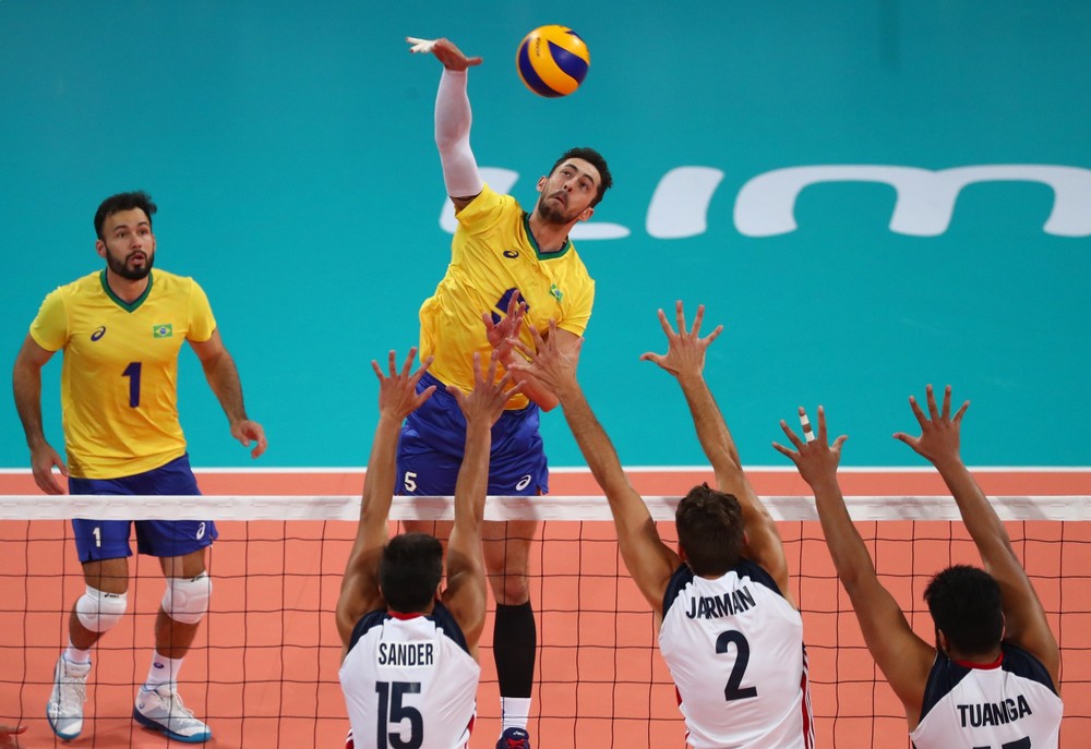 PAN AMERICANO. BRASIL. ESTADOS UNIDOS. VÔLEI MASCULINO.