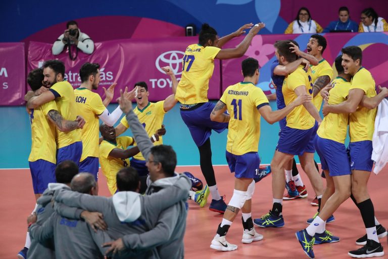 VÔLEI MASCULINO. PAN AMERICANO DE 2019. DISPUTA DO BRONZE. BRASIL. CHILE.