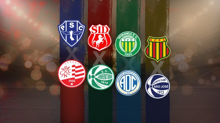 CAMPEONATO BRASILEIRO DA SÉRIE C DE 2019. QUARTAS DE FINAL. PAYSANDU-PA. SAMPAIO CORRÊA-MA. NÁUTICO-PE. SÃO JOSÉ-RS. YPIRANGA-RS. JUVENTUDE-RS. CONFIANÇA-SE. IMPERATRIZ-MA.