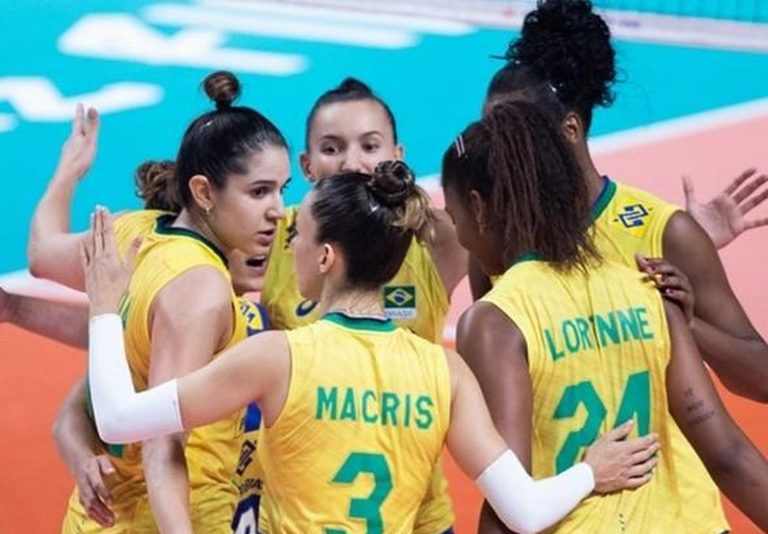 PRÉ-OLÍMPICO DE VÔLEI FEMININO. GRUPO D. BRASIL. CAMARÕES. AZERBAIJÃO. REPÚBLICA DOMINICANA.