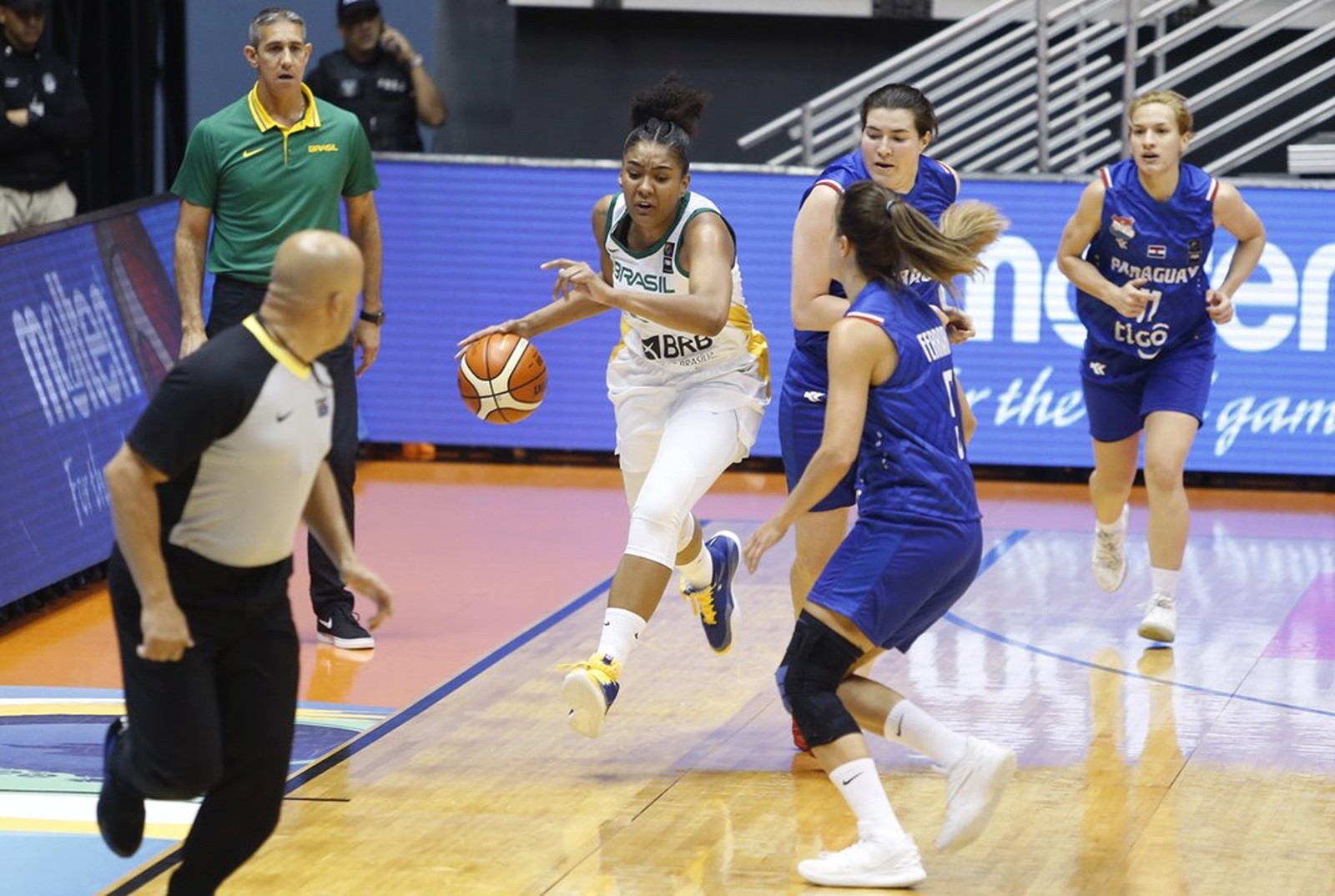 COPA AMÉRICA DE BASQUETE FEMININO. BRASIL. PARAGUAI. ARGENTINA. ESTADOS UNIDOS.