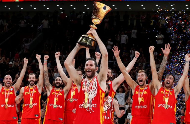 COPA DO MUNDO DE BASQUETE DE 2019. PEQUIM. FINAL. ESPANHA. BICAMPEÃ. ARGENTINA. VICE-CAMPEÃ.