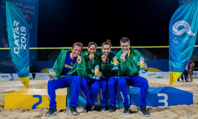 BRASIL. PRATA. BEACH TENNIS.