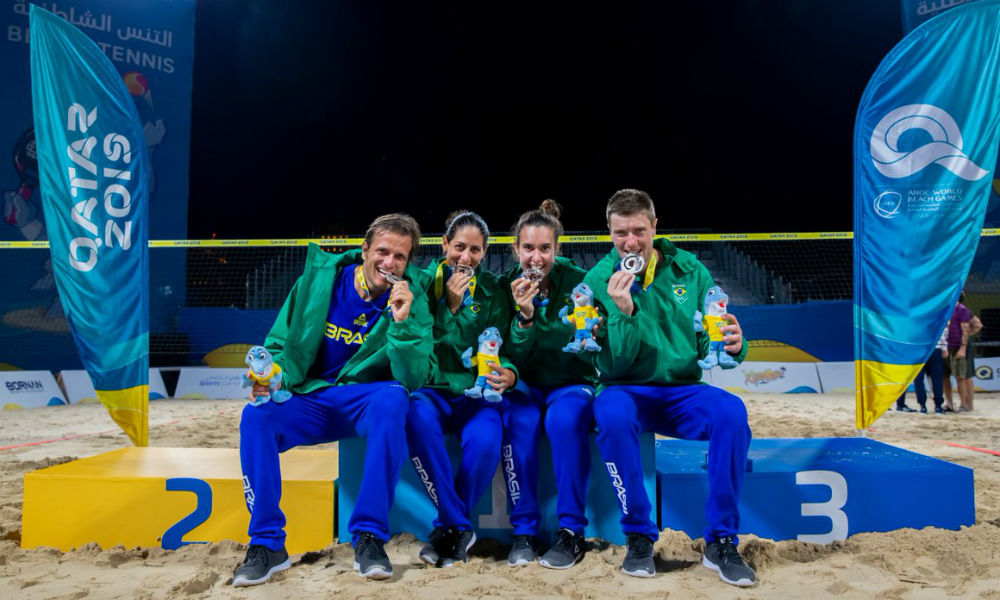 BRASIL. PRATA. BEACH TENNIS.