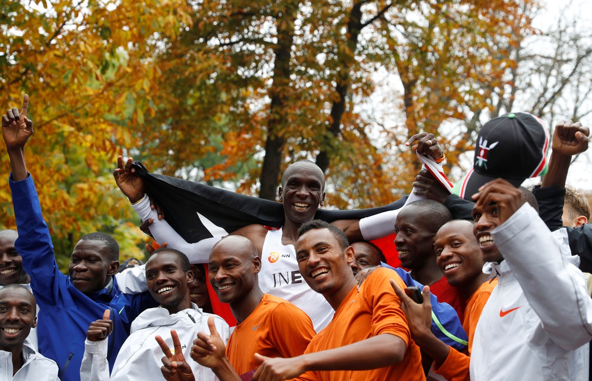 MARATONA DA ÁUSTRIA. VIENA. ELIUD KIPCHOGE. QUÊNIA.