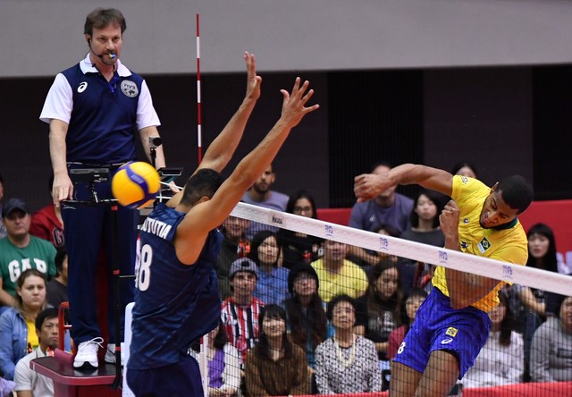 COPA DO MUNDO DE VÔLEI MASCULINO. BRASIL. ESTADOS UNIDOS. TUNÍSIA.