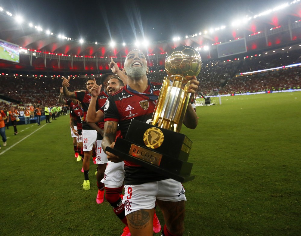 RECOPA SUL-AMERICANA DE 2020. FINAL. JOGO DE VOLTA. FLAMENGO-RJ. BRASIL. CAMPEÃO. INDEPENDIENTE DEL VALLE. EQUADOR. VICE-CAMPEÃO.