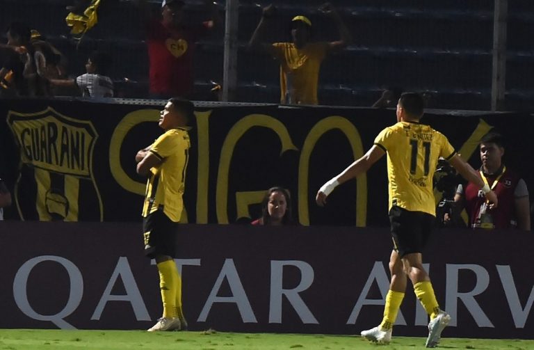 TAÇA LIBERTADORES DA AMÉRICA DE 2020. TERCEIRA FASE. JOGO DE VOLTA. GUARANÍ. PARAGUAI. CLASSIFICADO. PALESTINO. CHILE. ELIMINADO. FASE DE GRUPOS. GRUPO 2. PALMEIRAS-SP. BRASIL. TIGRE. ARGENTINA. GUARANÍ. PARAGUAI. BOLÍVAR. BOLÍVIA;