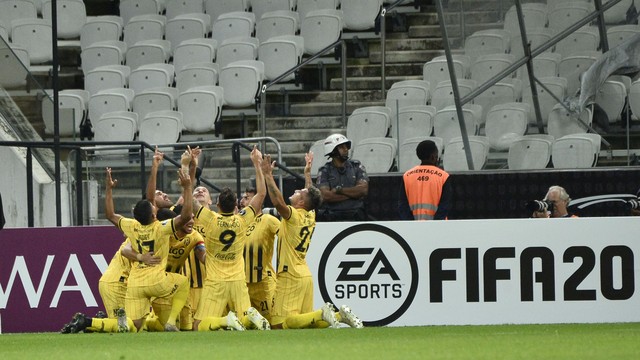 TAÇA LIBERTADORES DA AMÉRICA DE 2020. SEGUNDA FASE. JOGOS DE VOLTA. CORINTHIANS-SP. BRASIL. ELIMINADO. GUARANÍ. PARAGUAI. ELIMINADO. PARAGUAI.CLASSIFICADO. UNIVERSITÁRIO. PERU. ELIMINADO. ATLÉTICO TUCUMÁN. ARGENTINA. CLASSIFICADO.; THE STRONGEST. BOLÍVIA. ELIMINADO.