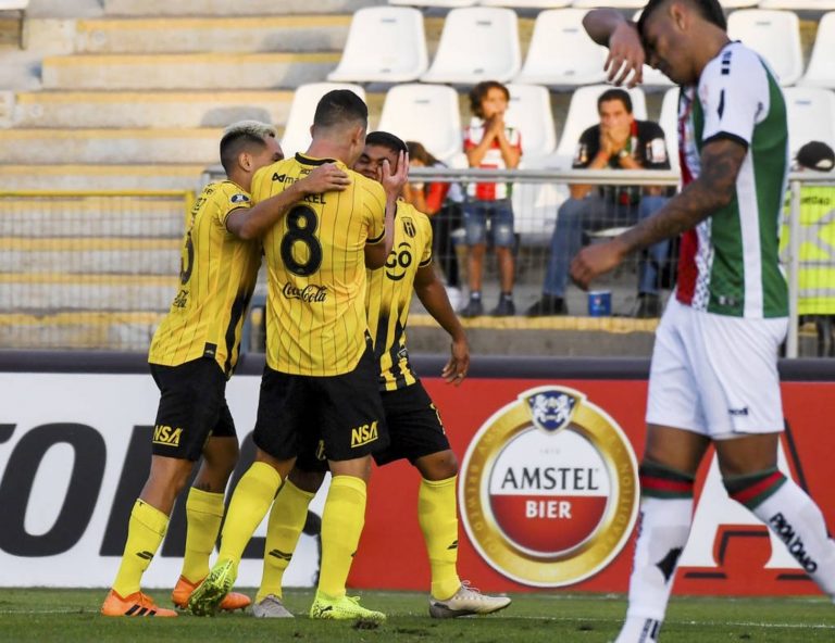 TAÇA LIBERTADORES DA AMÉRICA DE 2020. TERCEIRA FASE. JOGO DE IDA. PALESTINO. CHILE. GUARANÍ. PARAGUAI.