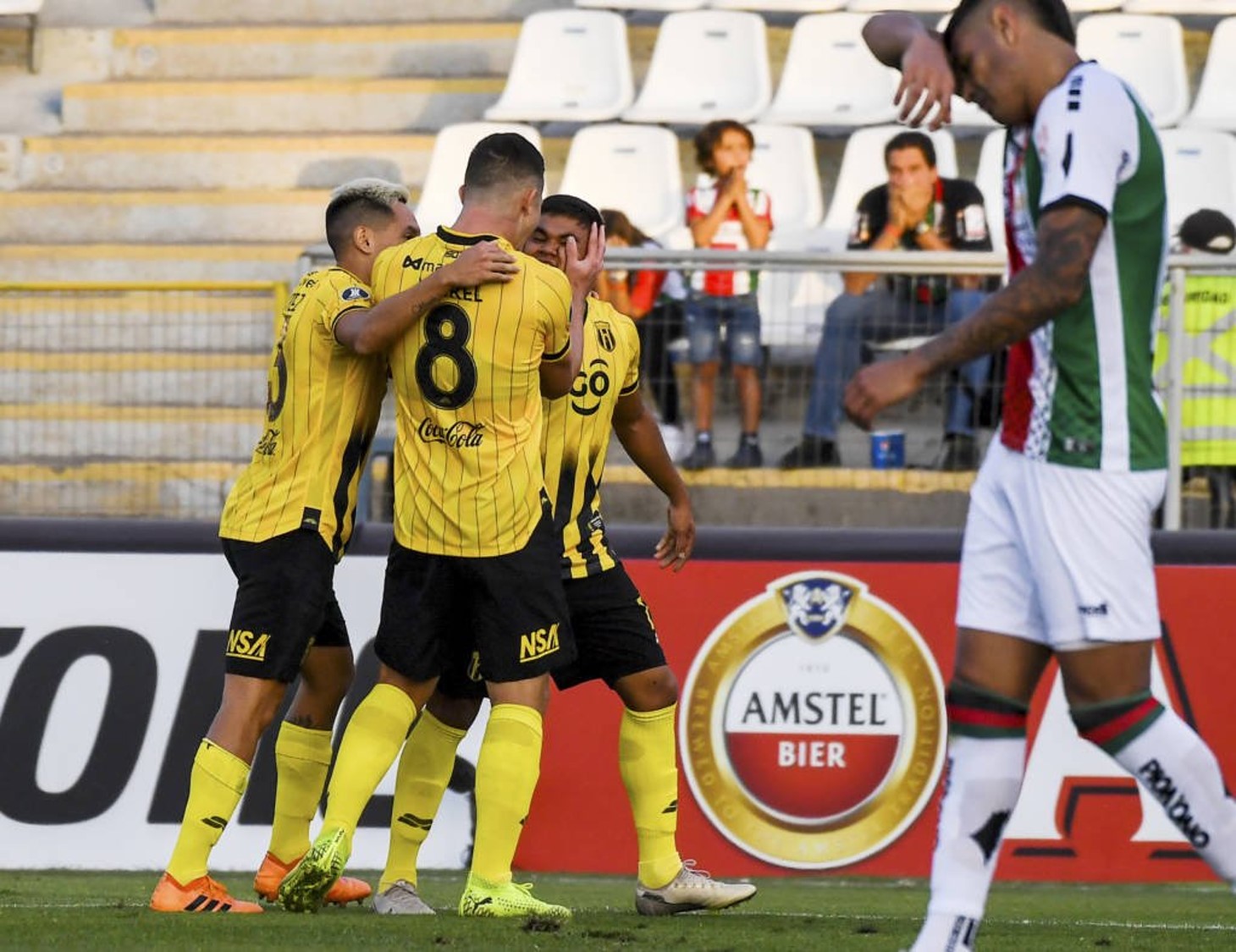 TAÇA LIBERTADORES DA AMÉRICA DE 2020. TERCEIRA FASE. JOGO DE IDA. PALESTINO. CHILE. GUARANÍ. PARAGUAI.