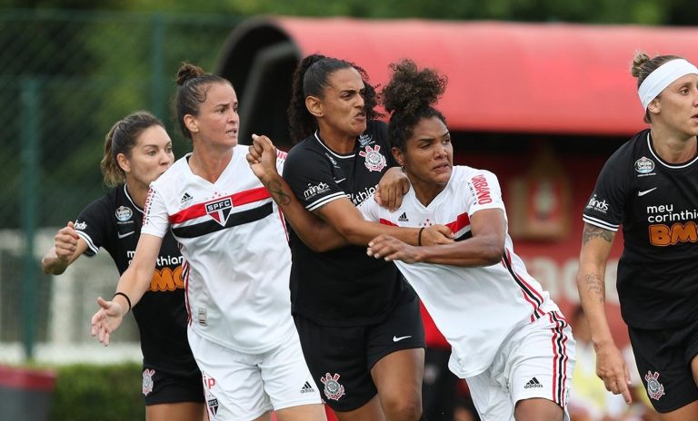 CAMPEONATO BRASILEIRO DE FUTEBOL FEMININO SÉRIE A1. PRIEMIRA FASE. QUARTA RODADA. CRUZEIRO-MG. PALMEIRAS-SP. SÃO PAULO-SP.