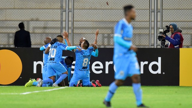 TAÇA LIBERTADORES DA AMÉRICA DE 2020. FASE DE GRUPOS. PRIMEIRA RODADA. GRUPO D. BINACIONAL. PERU. SÃO PAULO-SP. BRASIL. GRUPO F. ESTUDIANTES DE MÉRIDA. VENEZUELA. RACING. ARGENTINA. ALIANZA LIMA. PERU. NACIONAL. URUGUAI.