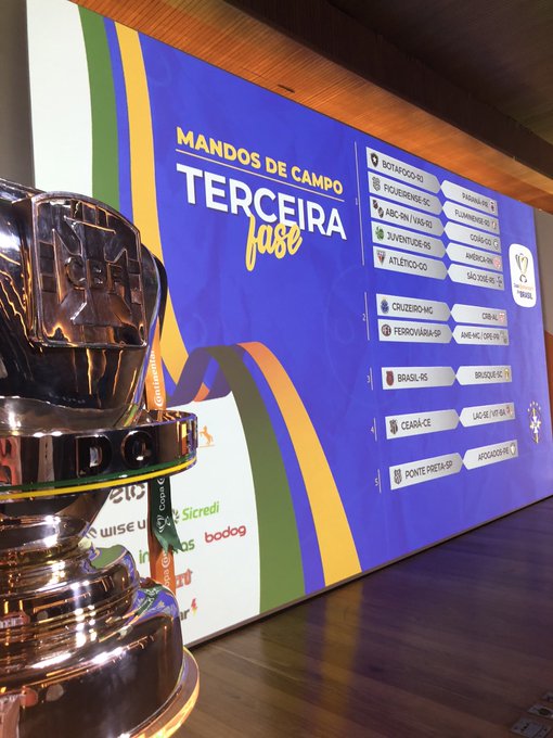 COPA DO BRASIL DE 2020. TERCEIRA FASE.