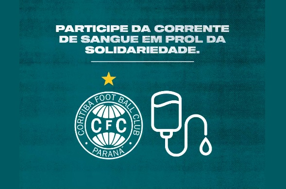 CORITIBA. FEDERAÇÃO PARANAENSE DE FUTEBOL. INTERNACIONAL-RS. CRUZEIRO-MG. VITÓRIA-BA. DOAÇÃO DE SANGUE.