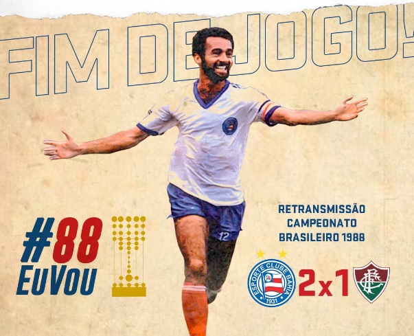 BAHIA-BA. CAMPEONATO BRASILEIRO DA SÉRIE A EM 1988. SEMIFINAIS.