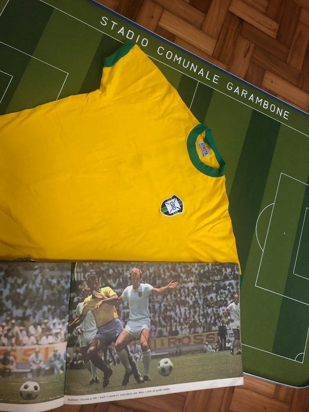 BRASIL. SELEÇÃO BRASILEIRA. COPA DO MUNDO DE 1970. CARLOS ALBERTO