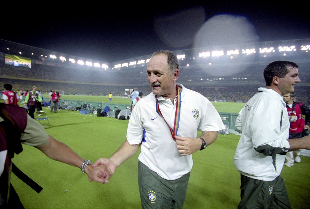 COPA DO MUNDO DE 2002. BRASIL. PENTACAMPEÃO. FELIPÃO. RIVALDO.