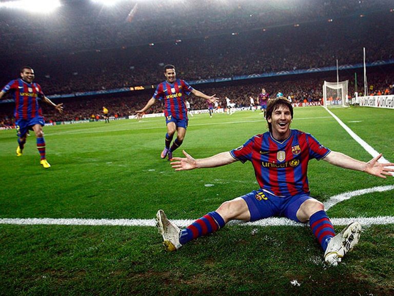 MESSI. LIGA DOS CAMPEÕES DA EUROPA. TEMPORADA DE 2009. 2010.2011.
