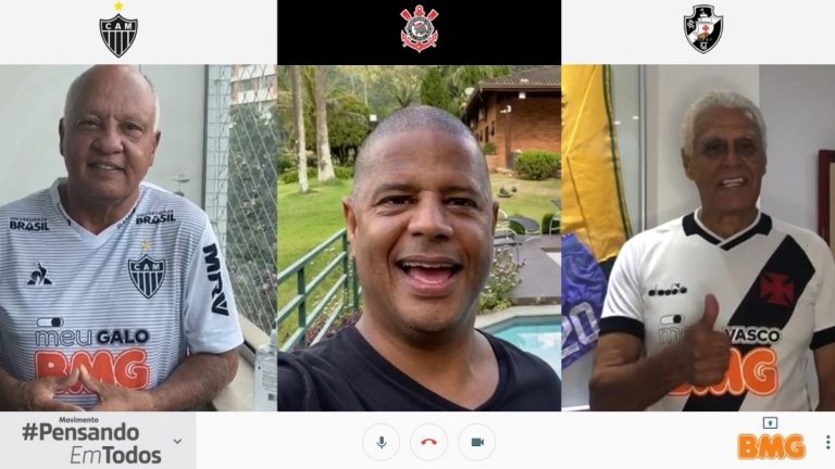CORINTHIANS-SP. ATLÉTICO-MG. VASCO-RJ. BMG.