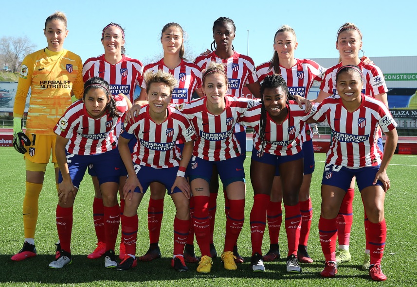FUTEBOL FEMININO ESPANHOL. ATLÉTICO DE MADRID.