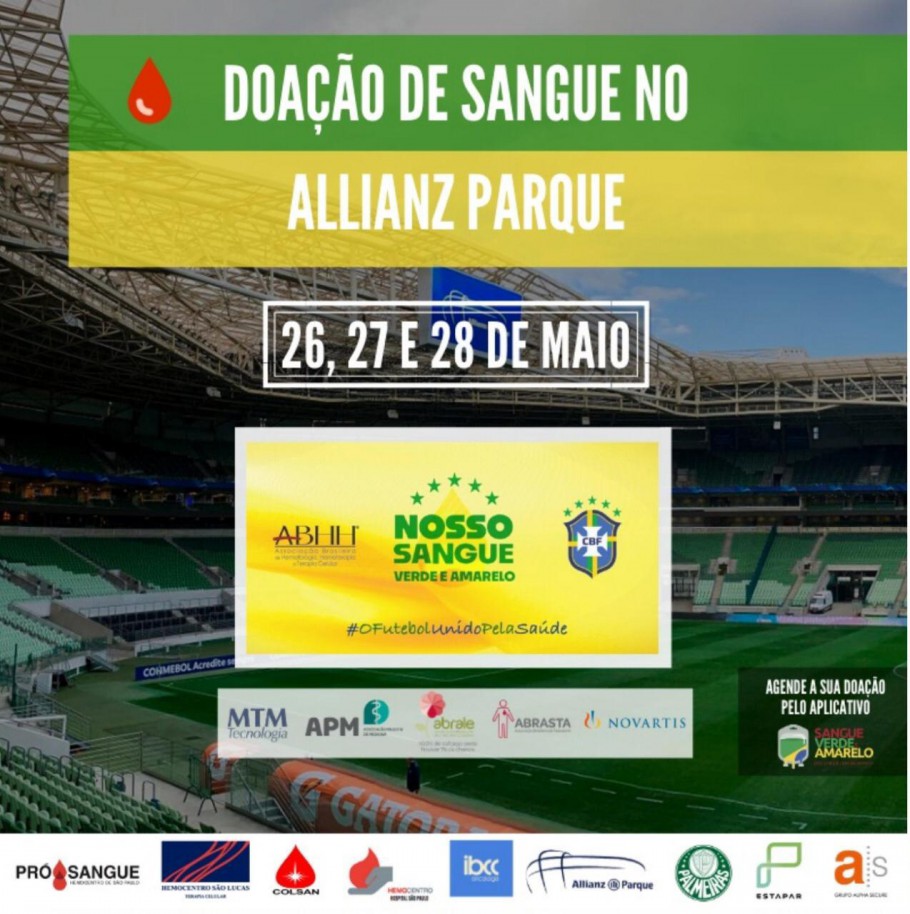 PALMEIRAS-SP. ALLIANZ PARQUE. CBF. CONFEDERAÇÃO BRASILEIRA DE FUTEBOL.