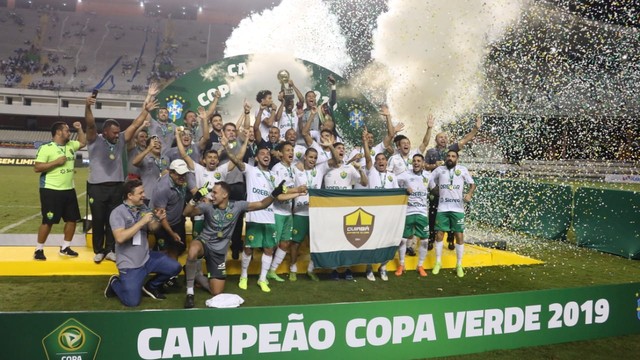 COPA VERDE DE 2020. CUIABÁ. CAMPEÃO DE 2019.