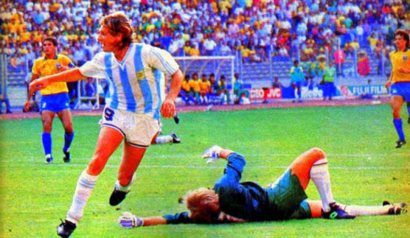 ARGENTINA. CANIGGIA. MARADONA. ARGENTINA. COPA DO MUNDO DE 1990.