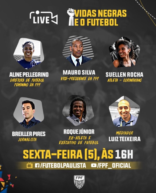 FEDERAÇÃO PAULISTA DE FUTEBOL. VIDAS NEGRAS.