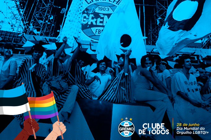 GRÊMIO-RS. INTERNACIONAL-RS. LGBT.