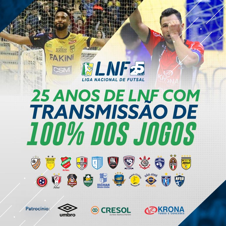LIGA NACIONAL DE FUTSAL. 25 ANOS.